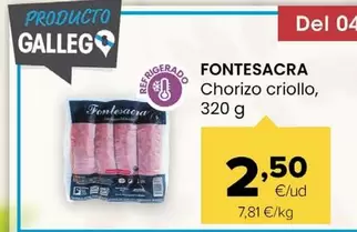 Fontecabras - Chorizo Criollo