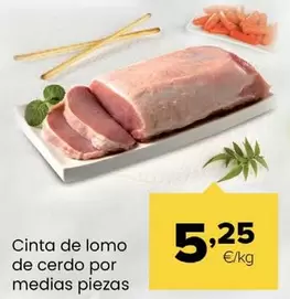 Cinta De Lomo De Cerdo Por Medias Piezas