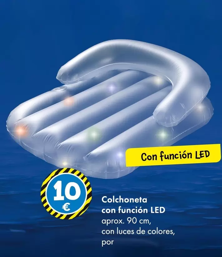 Colchoneta Con Funcion Led
