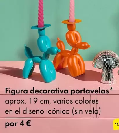 Figura Decorativa Portavelas