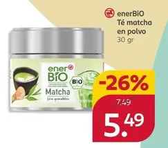 bio - Té Matcha En Polvo