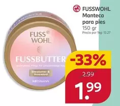 Fusswohl - Manteca Para Pies