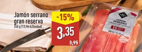 Jamón Serrano Gran Reserva 