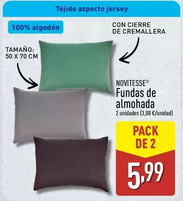 Novitesse - Fundas De Almohada