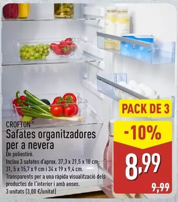 Crofton - Safates Organizadores Per A Nevera