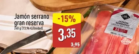 Jamón Serrano Gran Reserva