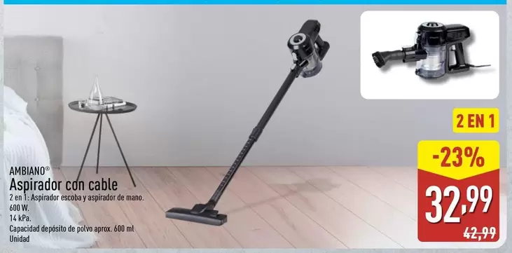 Ambiano - Aspirador Con Cable
