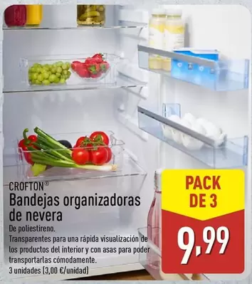 Crofton - Bandejas Organizadoras De Nevera