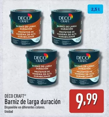 Deco Craft - Barniz De Larga Duracion