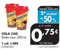 Cola Cao - Shake Vaso