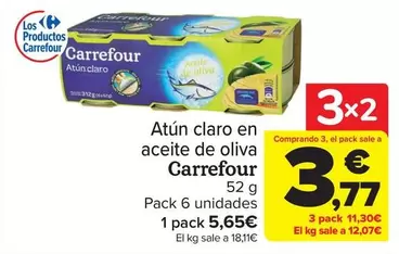 carrefour - Atun Claro En Aceite De Oliva