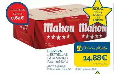 Mahou - Cerveza 5 Estrellas Lata