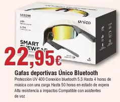 Smart Eyewear - Gafas Deportivas Unico Bluetooth