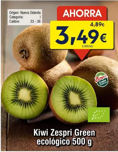 zespri - Kiwi Green Ecologico