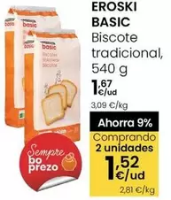 Eroski Basic - Biscote Tradicional