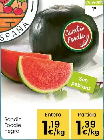 Sandía Foodie Negra