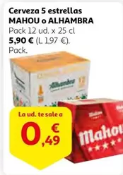 Mahou - Cerveza 5 Estrellas