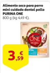 Purina - One Alimento Seco Para Perro Mini Cuidado Dental Pollo