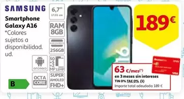 Samsung - Smartphone Galaxy A16