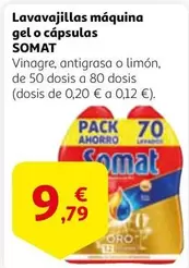 Somat - Lavavajillas Máquina Gel O Capsulas