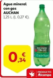Auchan - Agua Mineral Con Gas