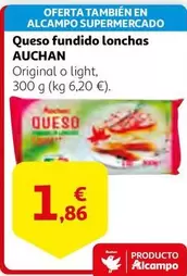 Auchan - Queso Fundido Lonchas