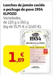 elpozo - Lonchas De Jamon Cocido O Pechuga De Pavo