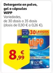 Wipp - Detergente En Polvo, Gel O Capsulas