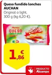 Auchan - Queso Fundido Lonchas