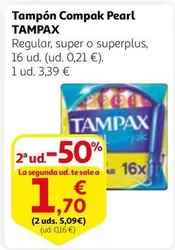 Tampax - Tampón Compak Pearl
