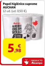 Auchan - Papel Higiénico Supreme