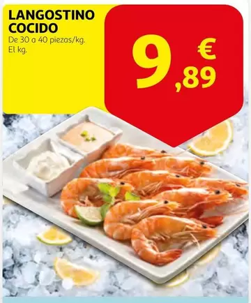 Langostino Cocido