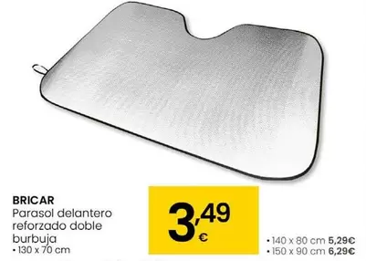 BriCor - Parasol Delantero Reforzado Doble Burbuja
