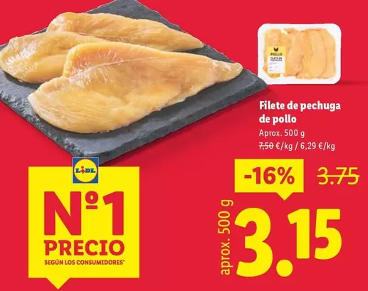 Filete De Pechuga De Pollo