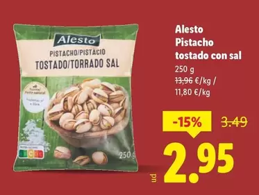 Alesto - Pistacho Tostado Con Sal