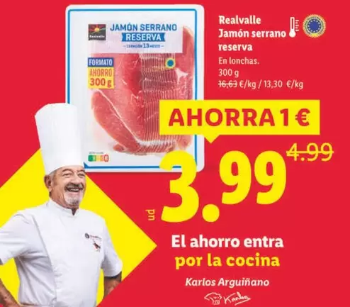 Realvalle - Jamon Serrano Reserva
