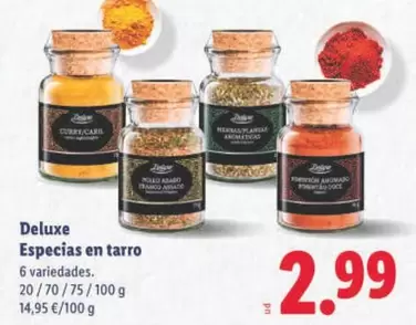 Deluxe - Especias En Tarro
