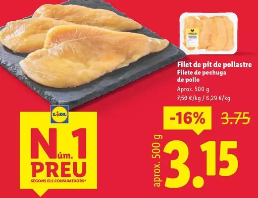 Filete De Pechuga De Pollo