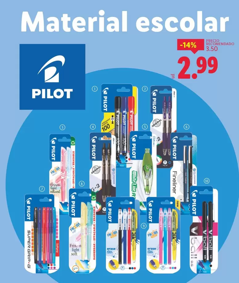 Pilot -  Material Escolar 