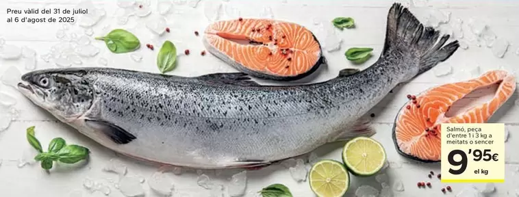 Salmó, Peça D'entre 1 I 3 Kg A Meitats O Sencer