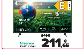 Toshiba - Tv 43" 43a6n