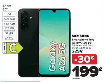 Samsung - Smartphone Libre Galaxy A26 5g