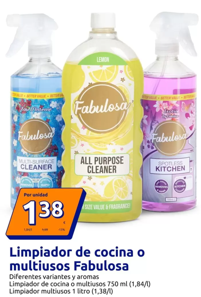 Fabulosa - Limpiador De Cocina O Multiusos