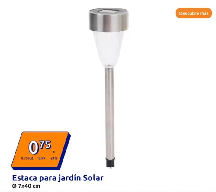 Solar - Estaca Para Jardín