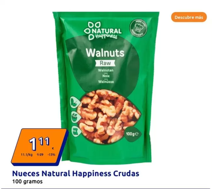 Natural Happiness - Nueces Crudas