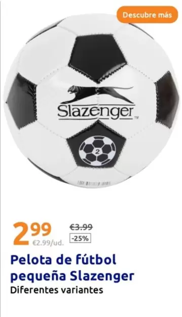 Slazenger - Pelota De Fútbol Pequeña 