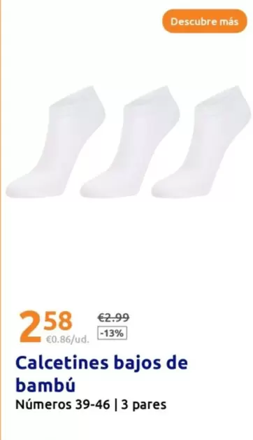 Calcetines Bajos De Bambú
