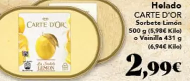 Carte d'Or - Helado