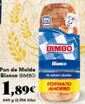 Bimbo - Pan De Molde Blanco