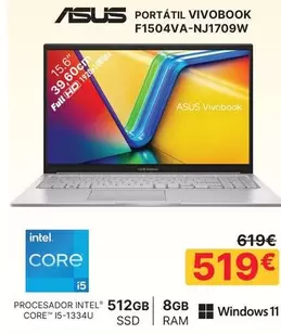 Asus - Portatil F1504VA-NJ1709W